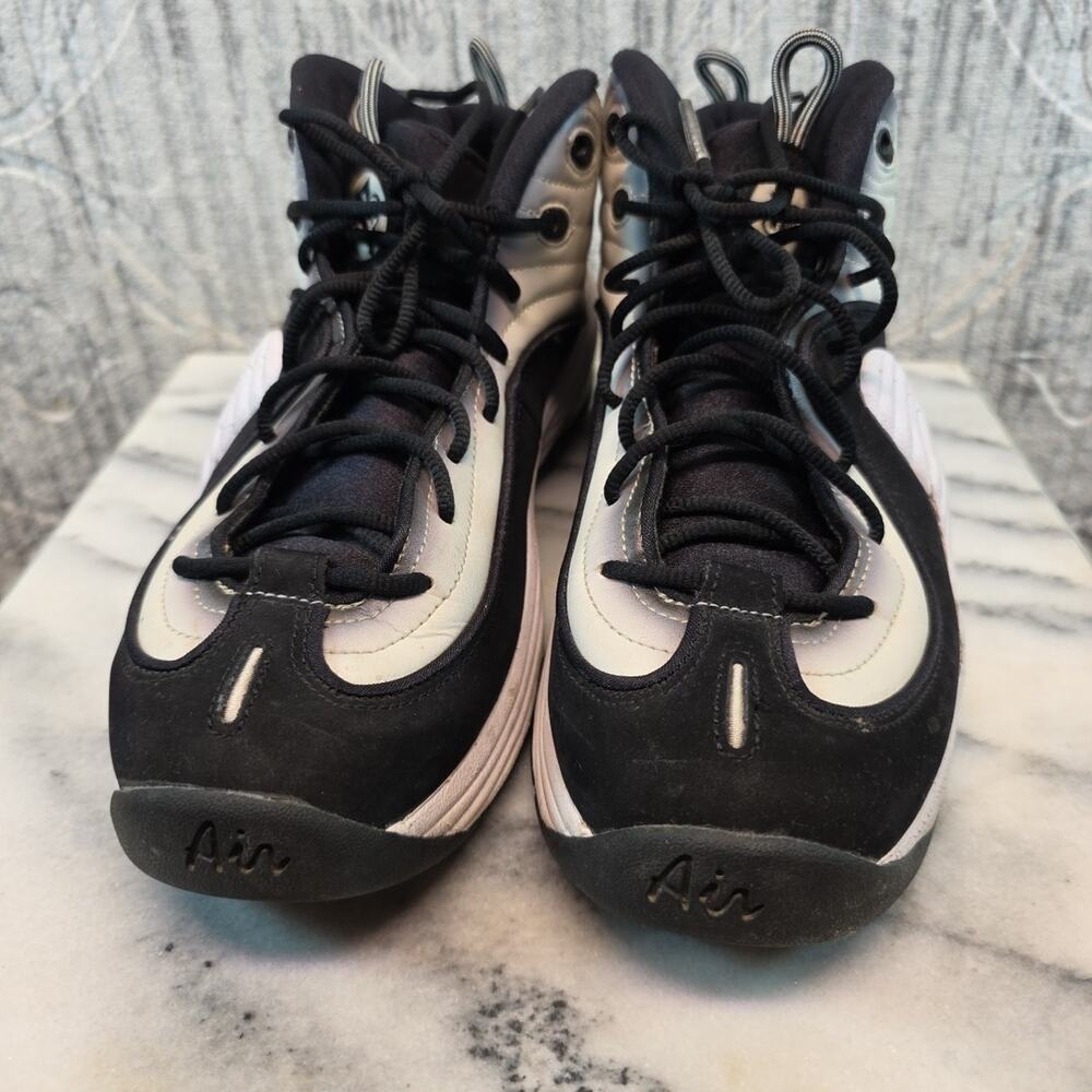 Nike Air Penny II 2 Panda Light Bone White Black DZ2549-001 Sz 10 - Picture 2 of 8